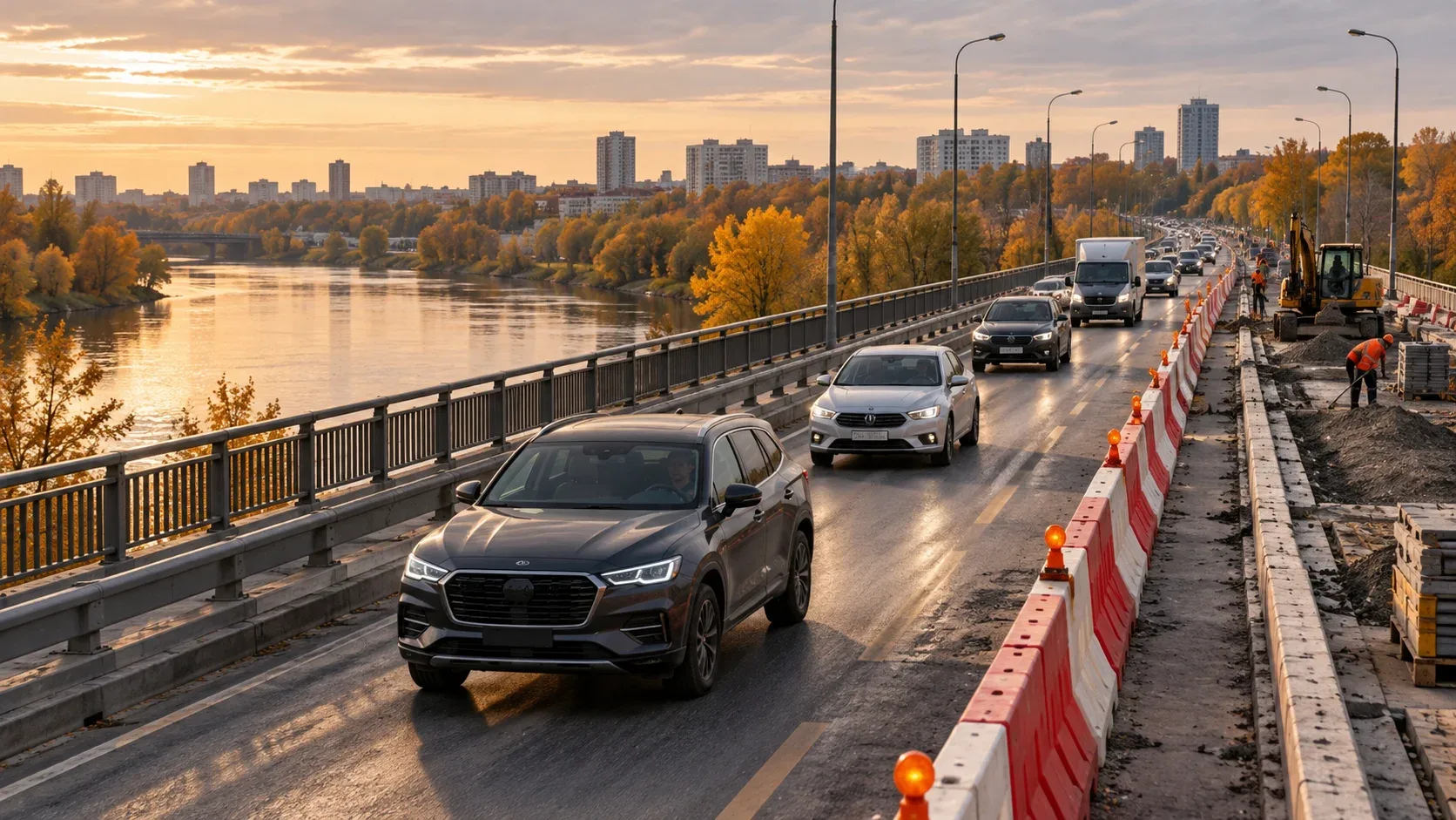 В Омске обсуждают открытие четвёртой полосы на мосту у Телецентра