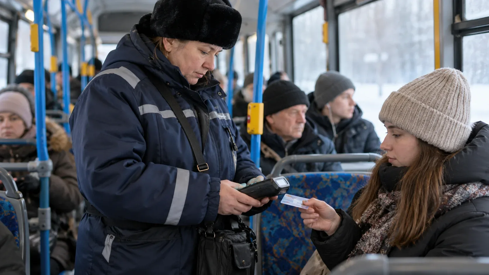 Частные перевозчики в Омске начали привлекать контролёров оплаты